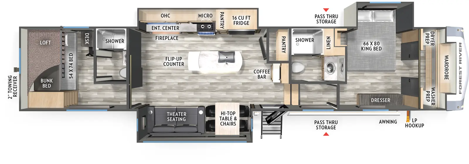 Cardinal 34CRIB Floorplan